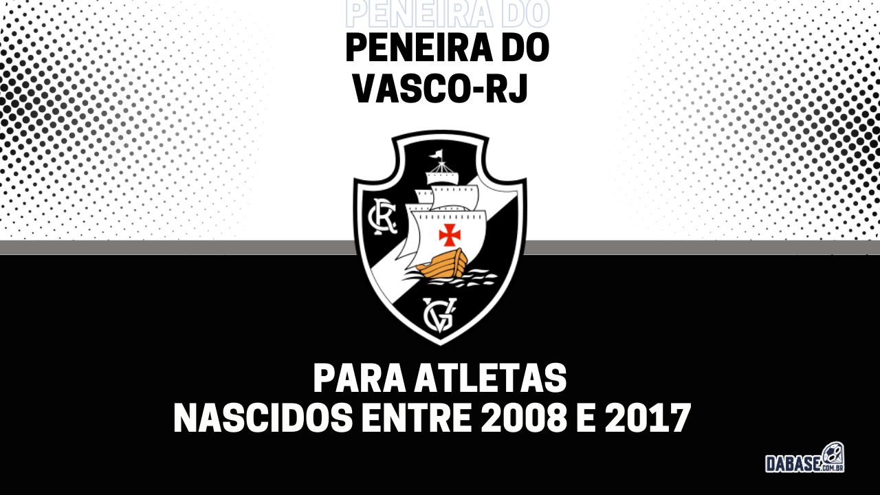 Vasco-RJ abre novas inscrições de peneira para cinco categorias