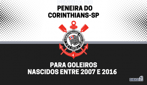 Corinthians-SP abre inscrições de peneira para goleiros de diversas categorias