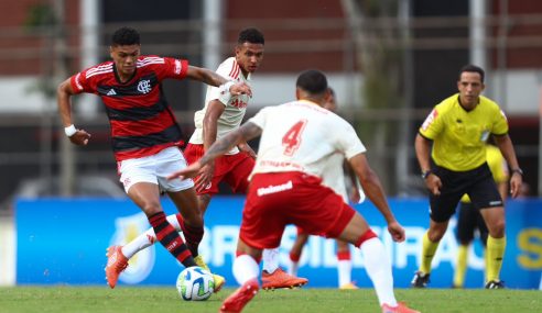 Líder Flamengo perde para o Inter no Brasileiro Sub-20