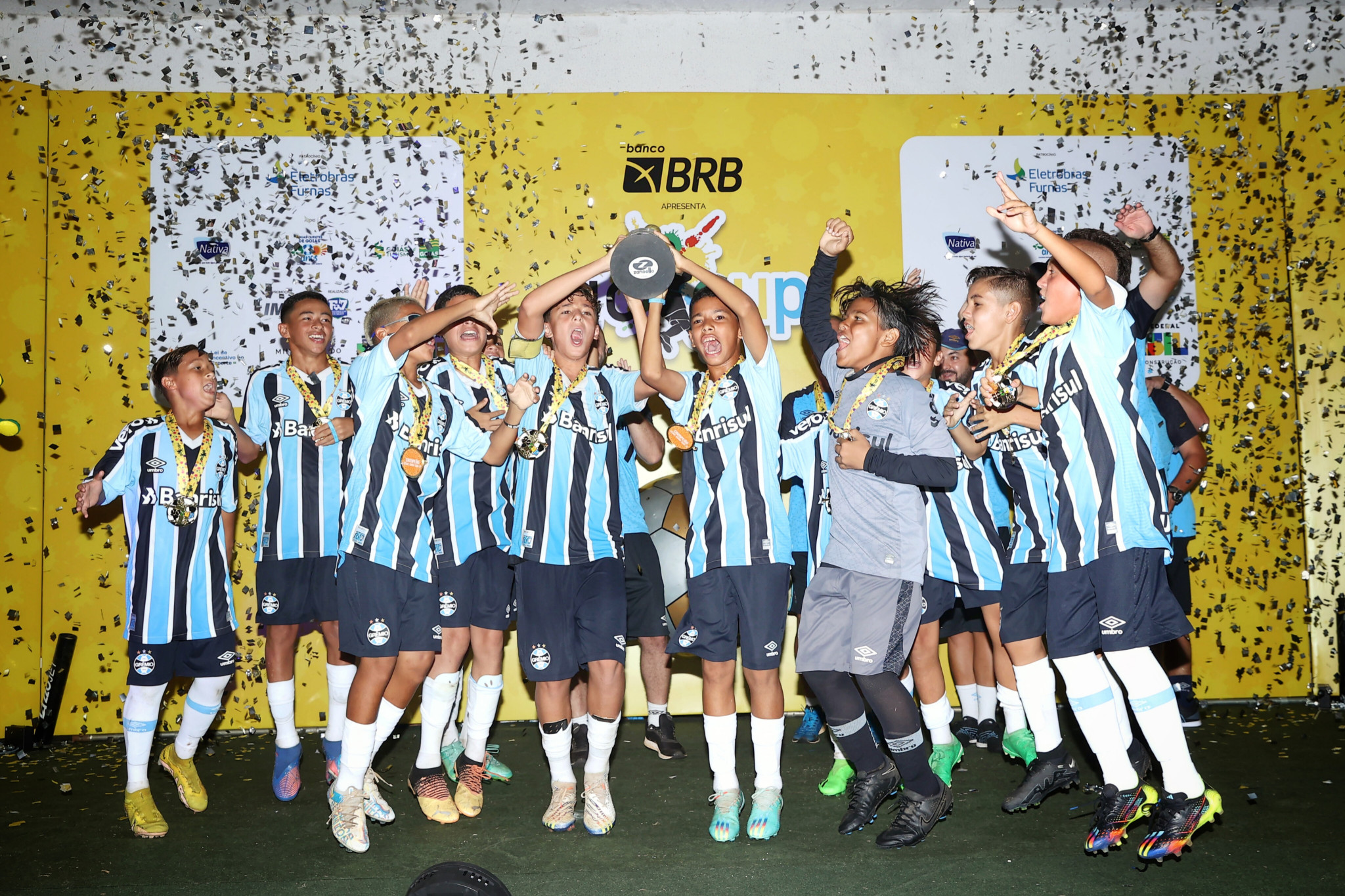 Grêmio conquista GO Sup Sub-12 pela quarta vez