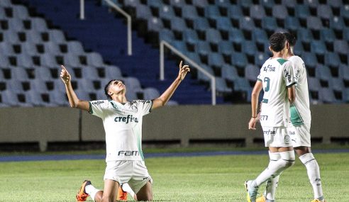 Palmeiras atropela Sampaio Corrêa na ida das quartas da Copa do Brasil Sub-17