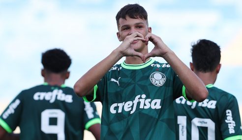 Palmeiras goleia Azuriz e avança sem sustos na Copa do Brasil Sub-17