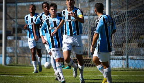 Grêmio goleia Cruzeiro pelo Gaúcho Sub-20