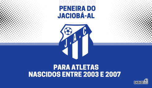 Jaciobá-AL realizará peneira para a categoria sub-20