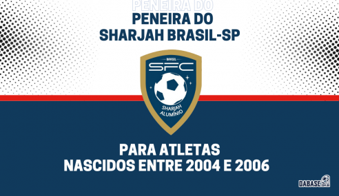 Sharjah Brasil-SP realizará peneira para a categoria sub-20