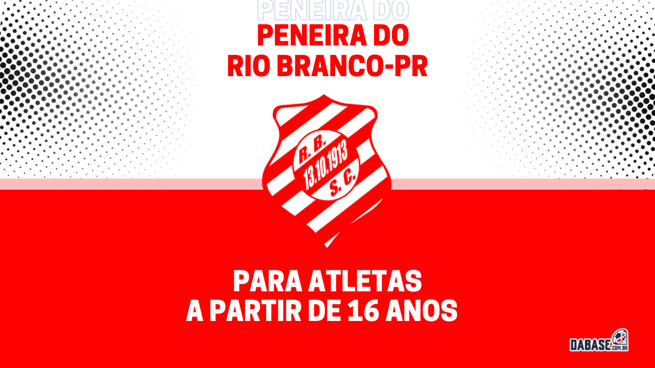 Rio Branco-PR realizará peneira para a categoria feminina principal