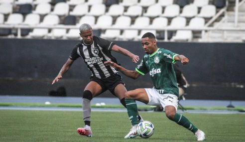 Botafogo e Palmeiras empatam em partida com seis gols no Brasileiro Sub-20