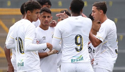 Santos aplica sonora goleada no Desportivo Brasil pelo Paulista Sub-20