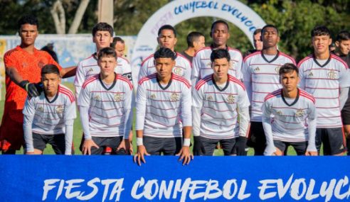 Flamengo vence a primeira na Liga Conmebol Evolução Sub-13