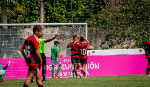 Flamengo aplica goleada pela Liga Conmebol Evolução Sub-13