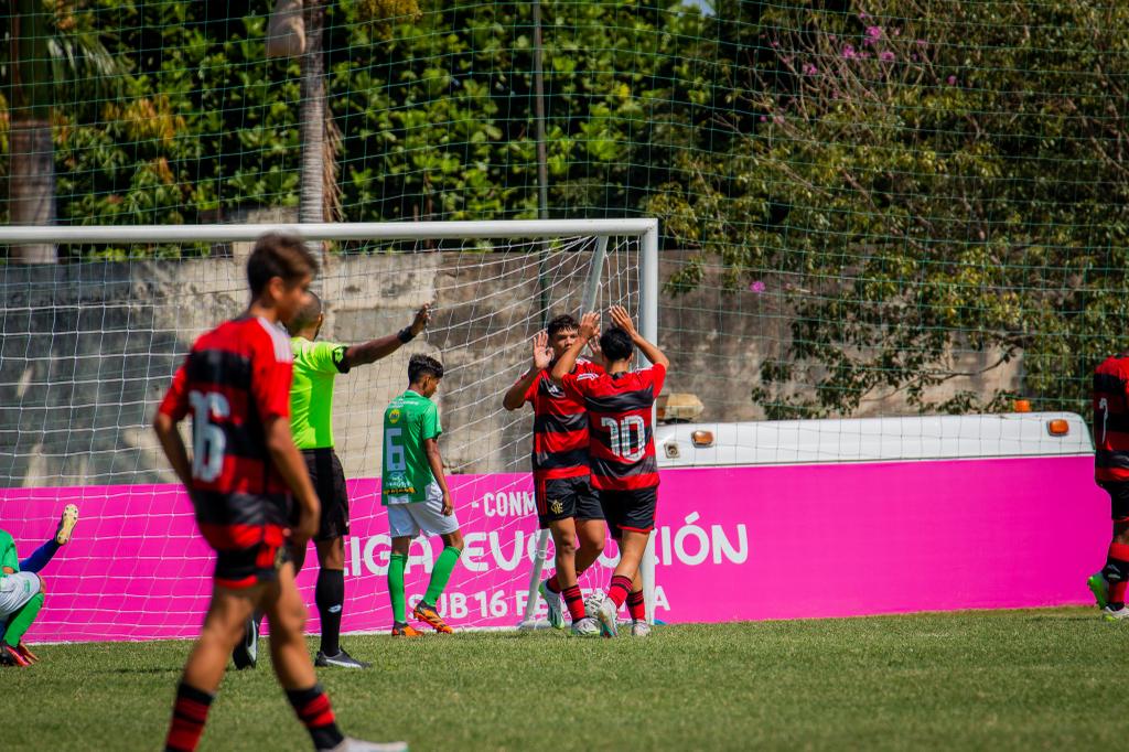 Flamengo aplica goleada pela Liga Conmebol Evolução Sub-13