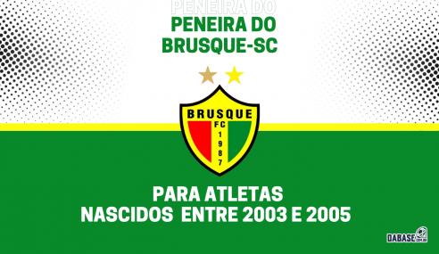 Brusque-SC realizará peneira para a categoria sub-20