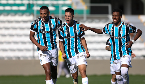 Grêmio goleia Juventude e fica perto do título do Gauchão Sub-20