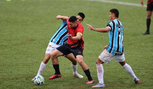 Grêmio empata contra o Athletico-PR e se classifica na Copa do Brasil Sub-20