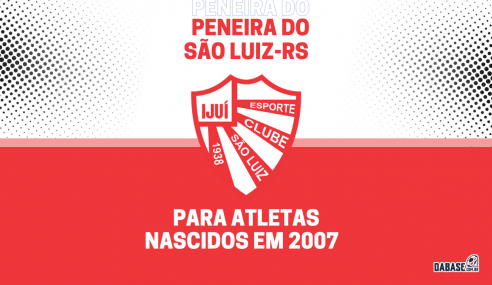 São Luiz-RS realizará peneira para a categoria sub-17