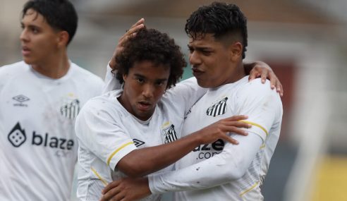 Santos vence e elimina Goiás no Brasileiro Sub-17