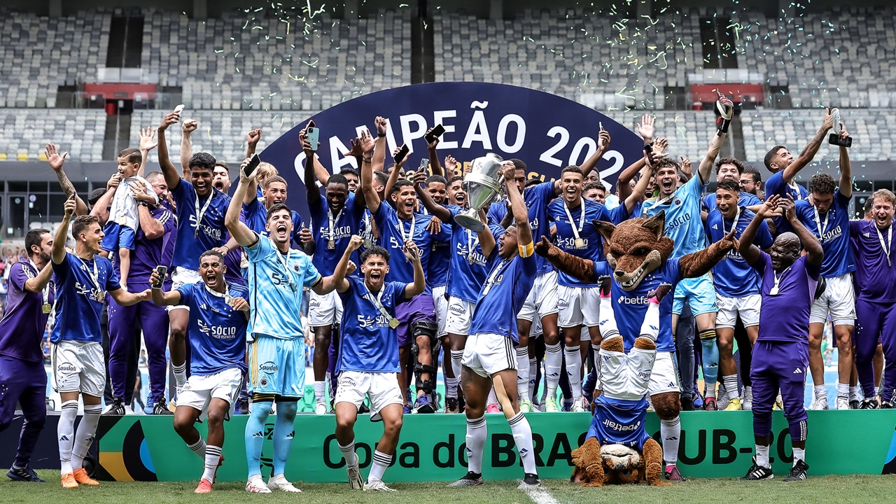 Cruzeiro conquista título inédito da Copa do Brasil Sub-20