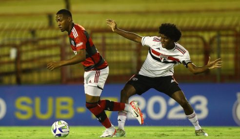 São Paulo vence Flamengo, fora de casa, na ida da semifinal do Brasileiro Sub-17