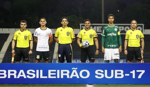 Palmeiras derrota o Corinthians, fora de casa, na ida da semifinal do Brasileiro Sub-17