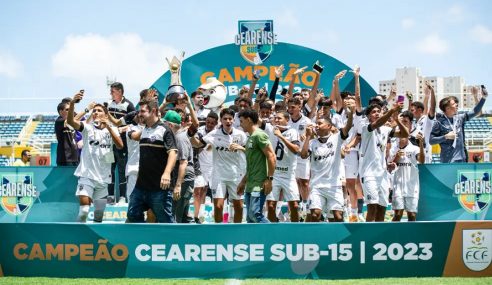 Ceará conquista título estadual sub-15