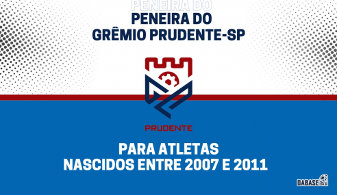 Grêmio Prudente-SP realizará peneira para duas categorias