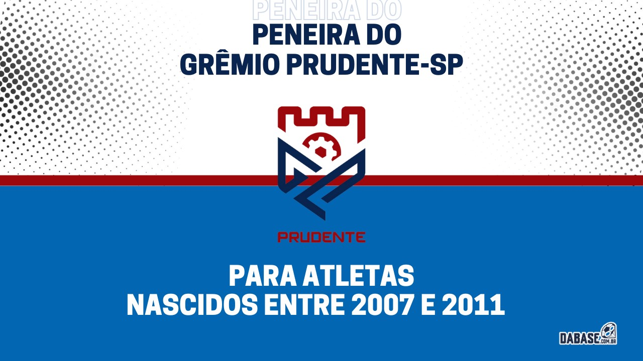 Grêmio Prudente-SP realizará peneira para duas categorias