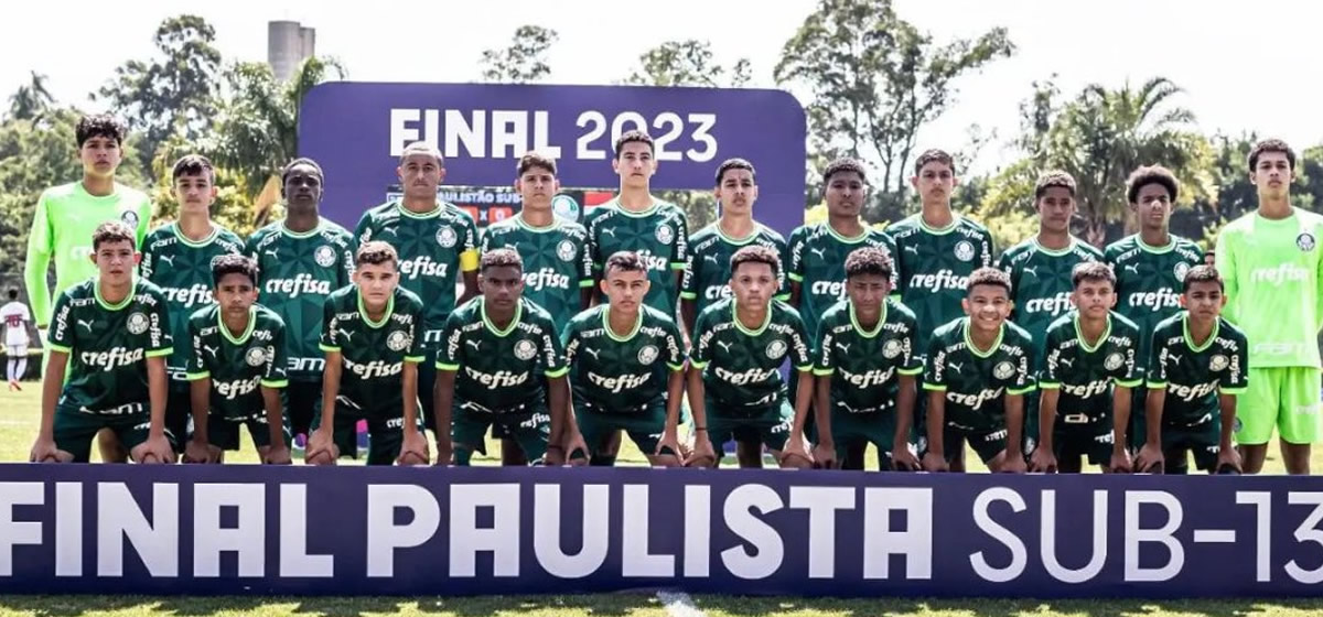Palmeiras é campeão paulista sub-13