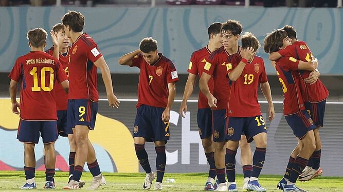 Espanha está nas quartas de final da Copa do Mundo Sub-17