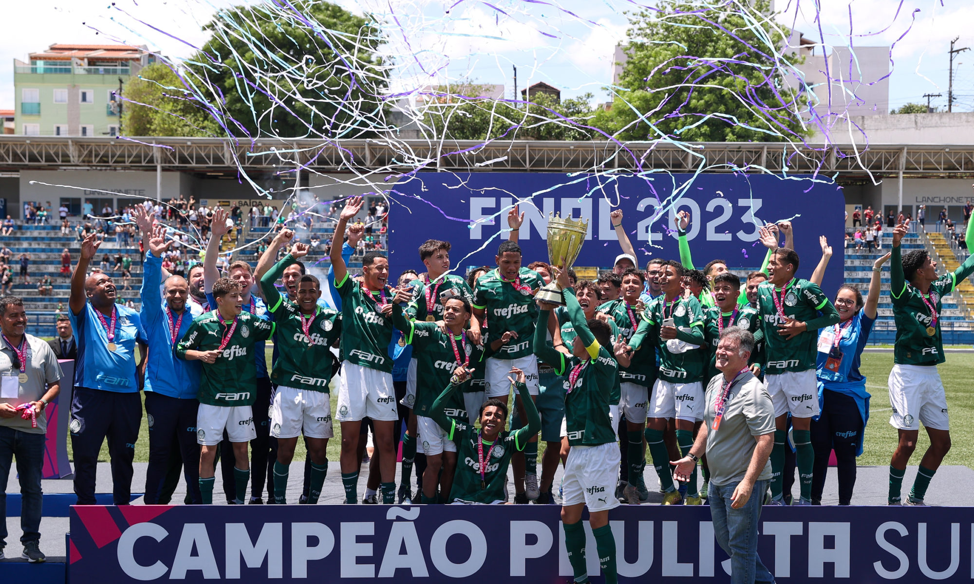 Palmeiras é campeão paulista sub-15 pela quarta vez seguida