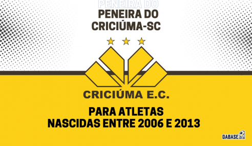 Criciúma-SC realizará peneira para quatro categorias femininas