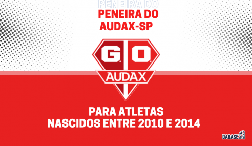 Audax-SP realizará peneira para cinco categorias