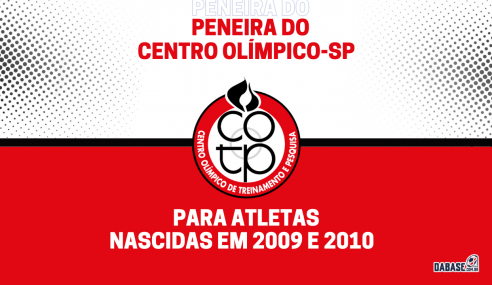 Centro Olímpico-SP realizará peneira para categoria sub-15 feminina