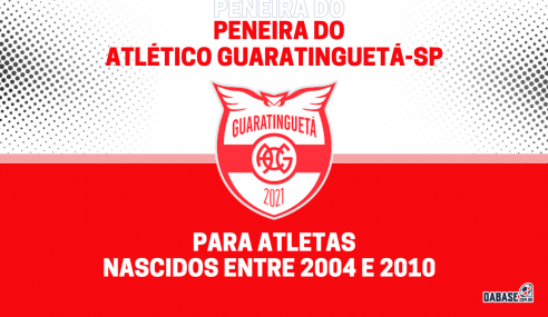 Atlético Guaratinguetá-SP realizará peneira para três categorias