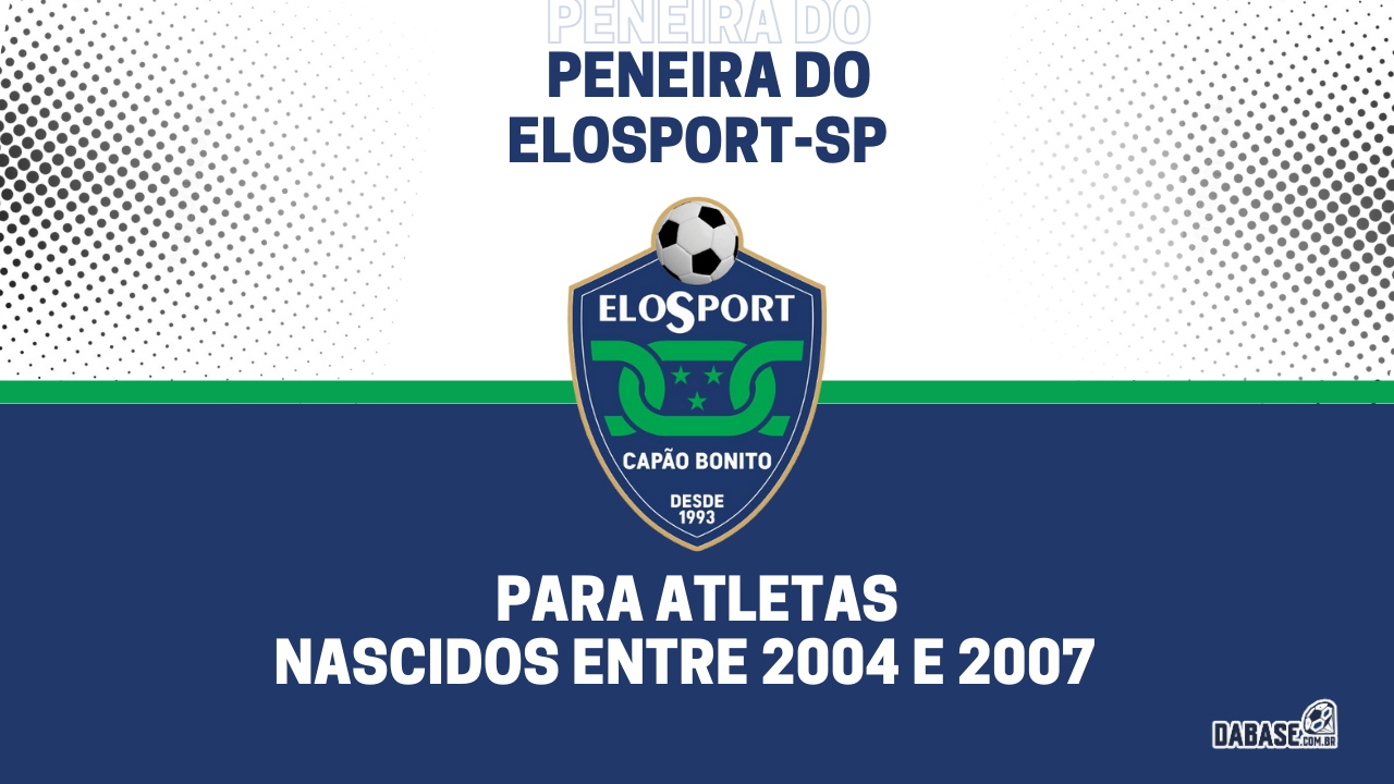Elosport-SP realizará peneira para a categoria sub-20
