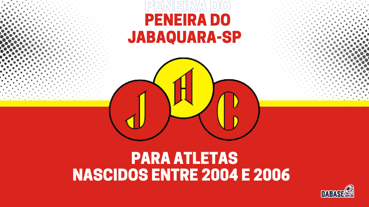 Jabaquara-SP tem inscrições abertas de peneira para categoria sub-20