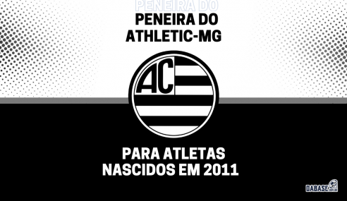 Athletic-MG realizará peneira para a categoria sub-13
