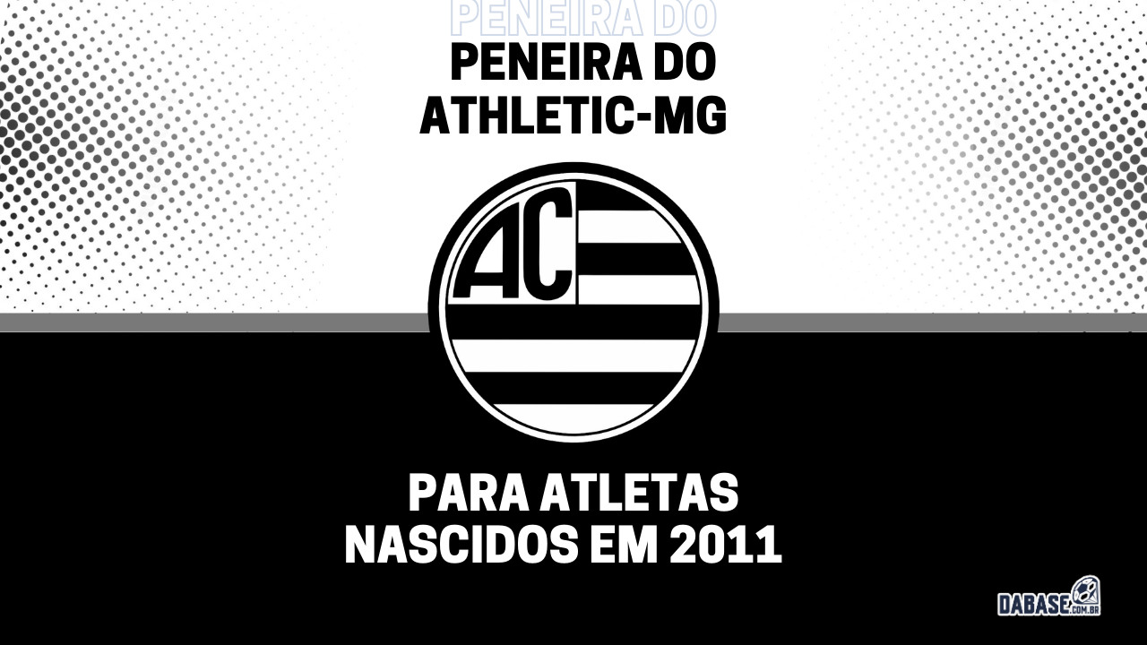 Athletic-MG realizará peneira para a categoria sub-13