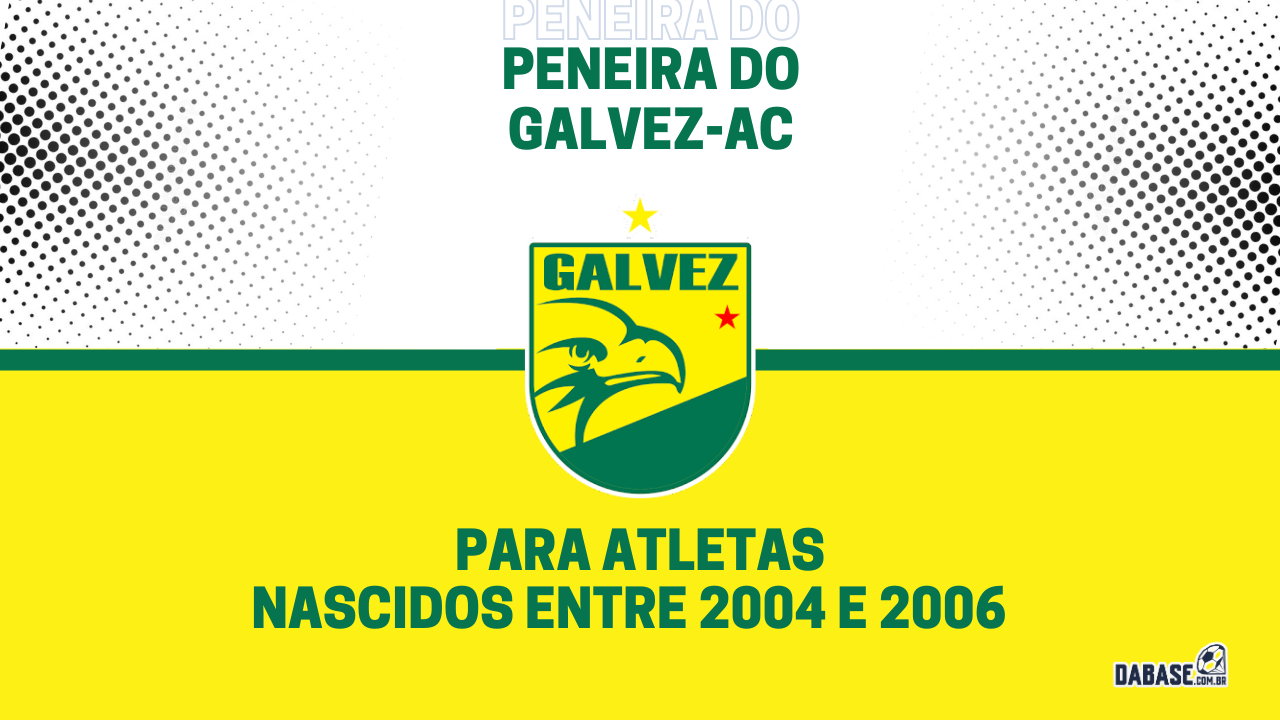 Galvez-AC realizará peneira para categoria sub-20