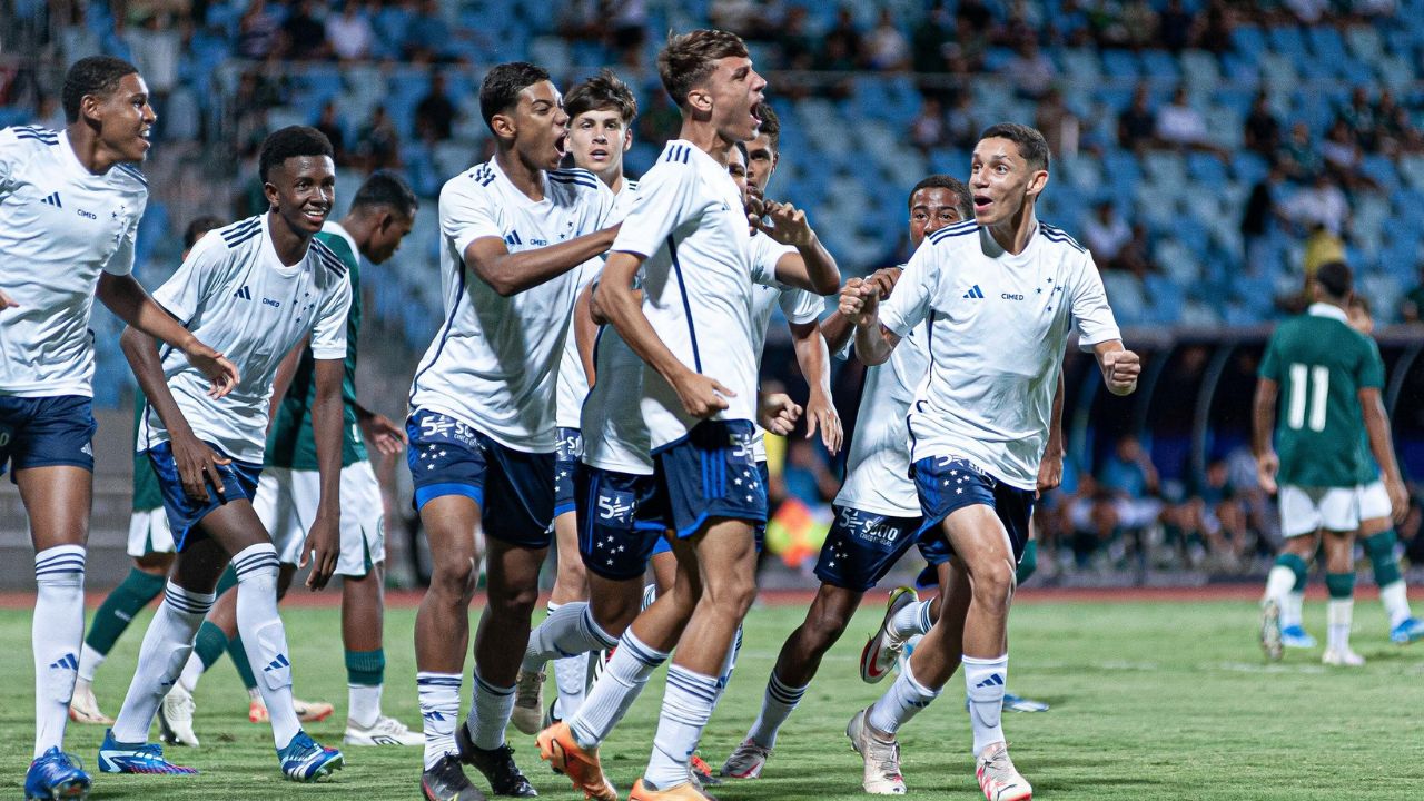 Goiás é goleado pelo Cruzeiro no jogo de ida das quartas da Copa do Brasil Sub-17