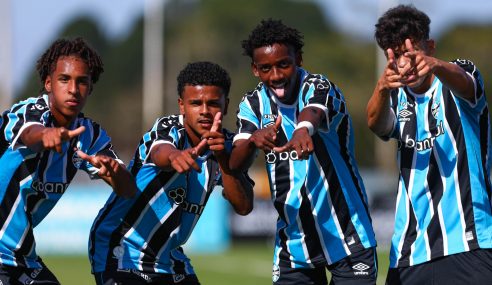 Atual campeão, Grêmio goleia em estreia no Gaúcho Sub-17