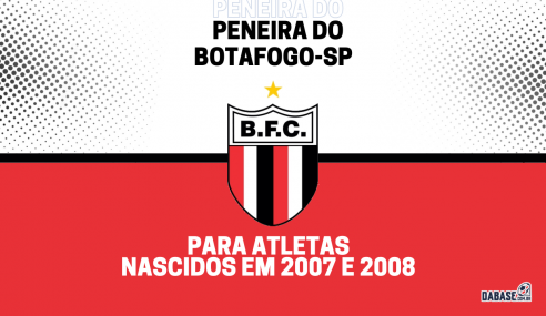Botafogo-SP abre inscrições de peneira para categoria sub-17