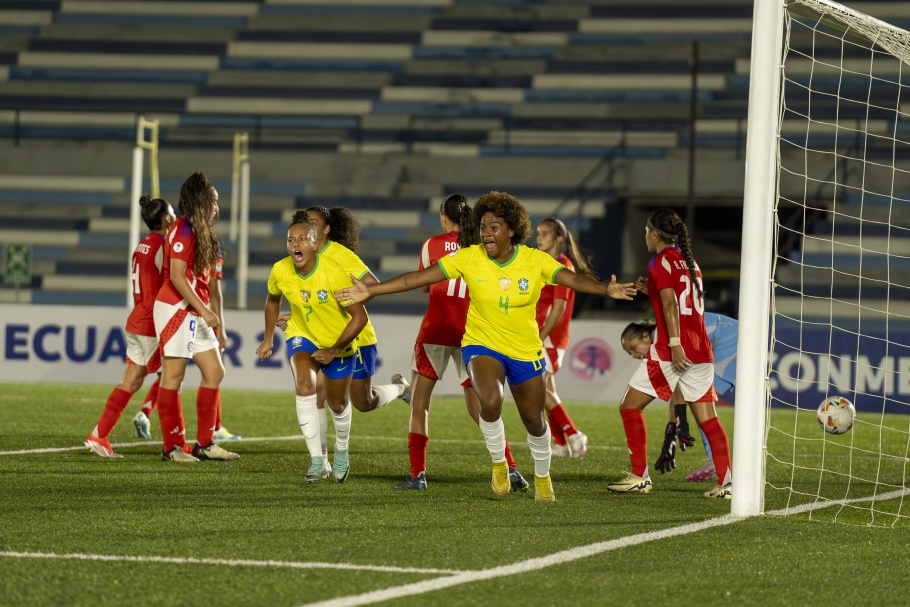 Sul-Americano Feminino Sub-20 de 2024 – 1ª rodada: Brasil 5 x 1 Chile