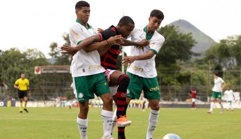 Com virada, Palmeiras continua 100% no Brasileiro Sub-20
