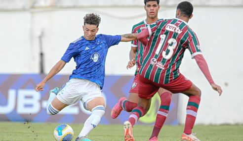 Cruzeiro estreia no Brasileiro Sub-20 vencendo o Fluminense, de virada