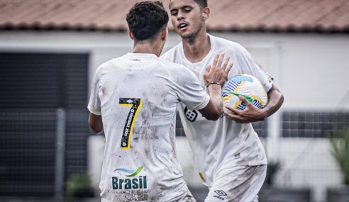 De virada, Santos goleia Ceará pelo Brasileiro Sub-20