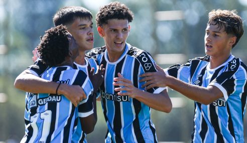 Grêmio goleia Gramadense e segue 100% no Gaúcho Sub-17