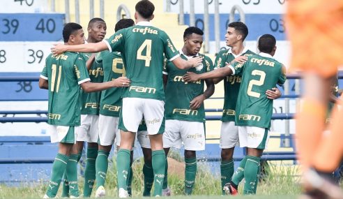 Palmeiras vence clássico e segue 100% no Brasileiro Sub-20