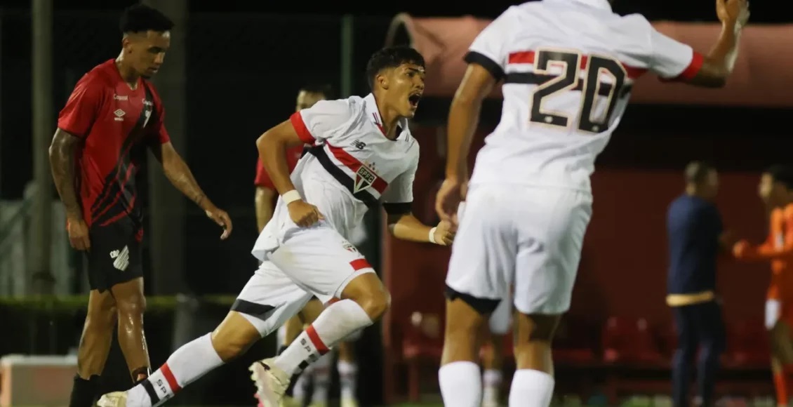 São Paulo reage contra o Athletico-PR em estreia no Brasileiro Sub-20