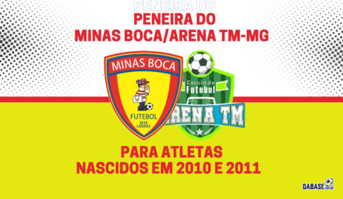 Minas Boca/Arena TM-MG realizará peneira para categoria sub-14