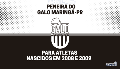 Galo Maringá-PR realizará peneira para categoria sub-16